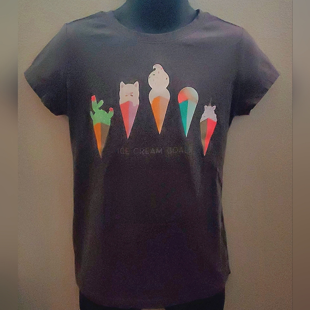 Bundle Of 4 Cat & Jack Girl's Short Sleeve Graphic Tees - Picture 4 of 13